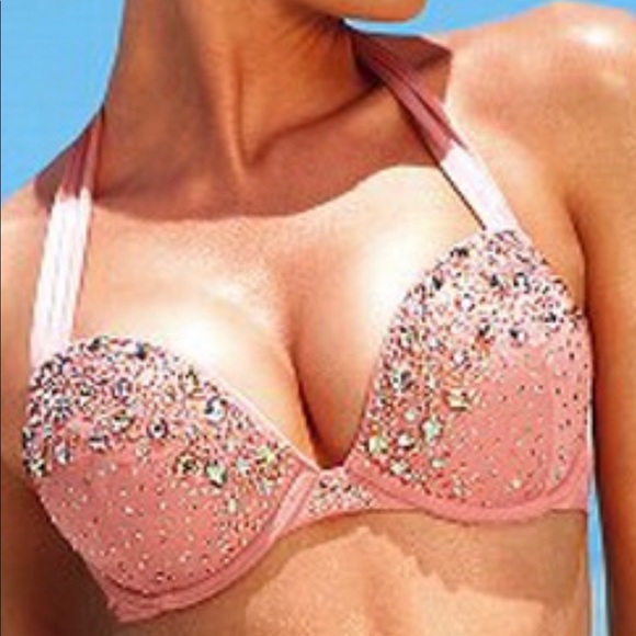 34A Vs Victoriaās Secret jeweled embellished Bombshell Miraculous- Adds 2 Cups - Picture 4 of 16
